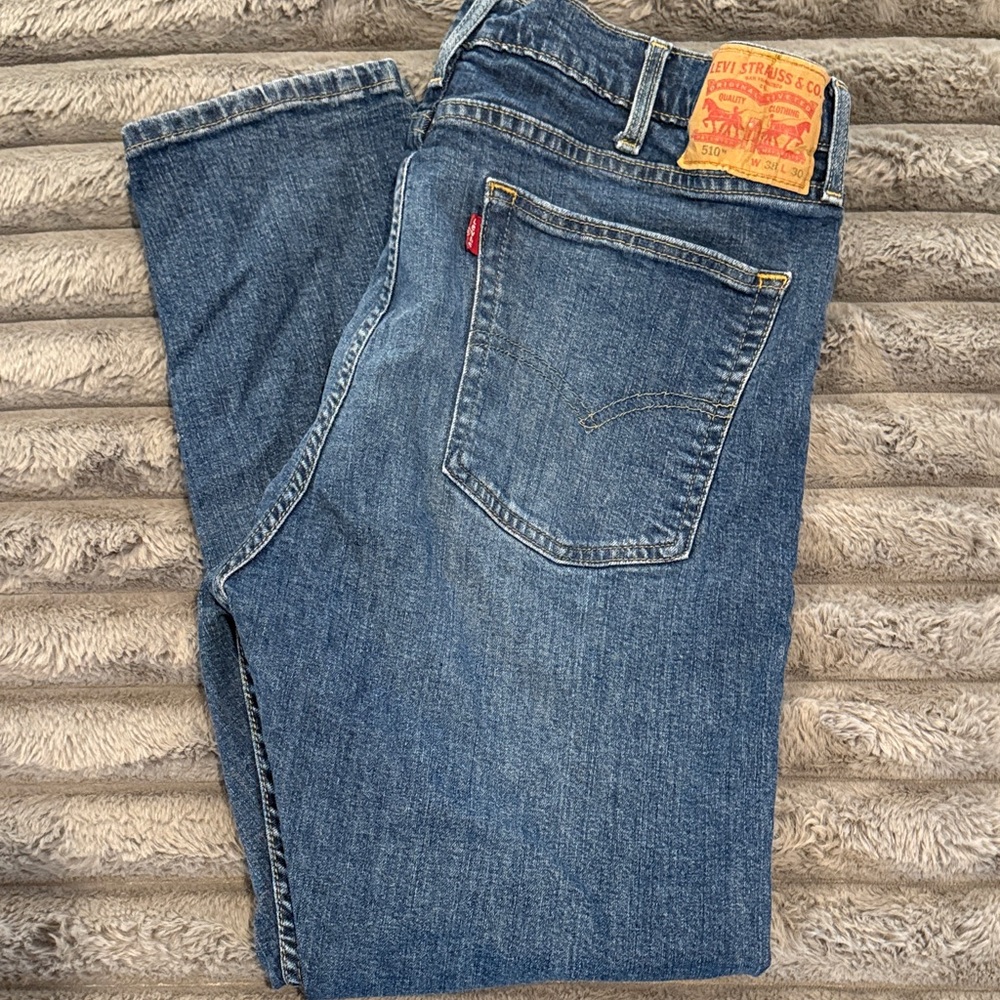 Levi's 510 Relaxed Fit Denim Jeans in Classic Blue